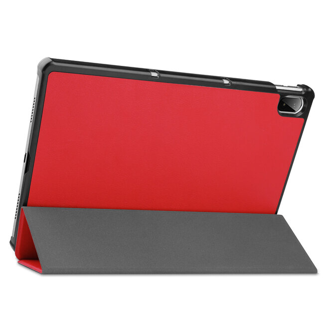 Tablet hoes geschikt voor Lenovo Tab P11 Plus (11 inch) - Tri-Fold Book Case - Rood