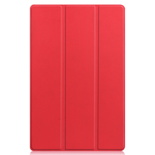Tablet hoes geschikt voor Lenovo Tab P11 Plus (11 inch) - Tri-Fold Book Case - Rood