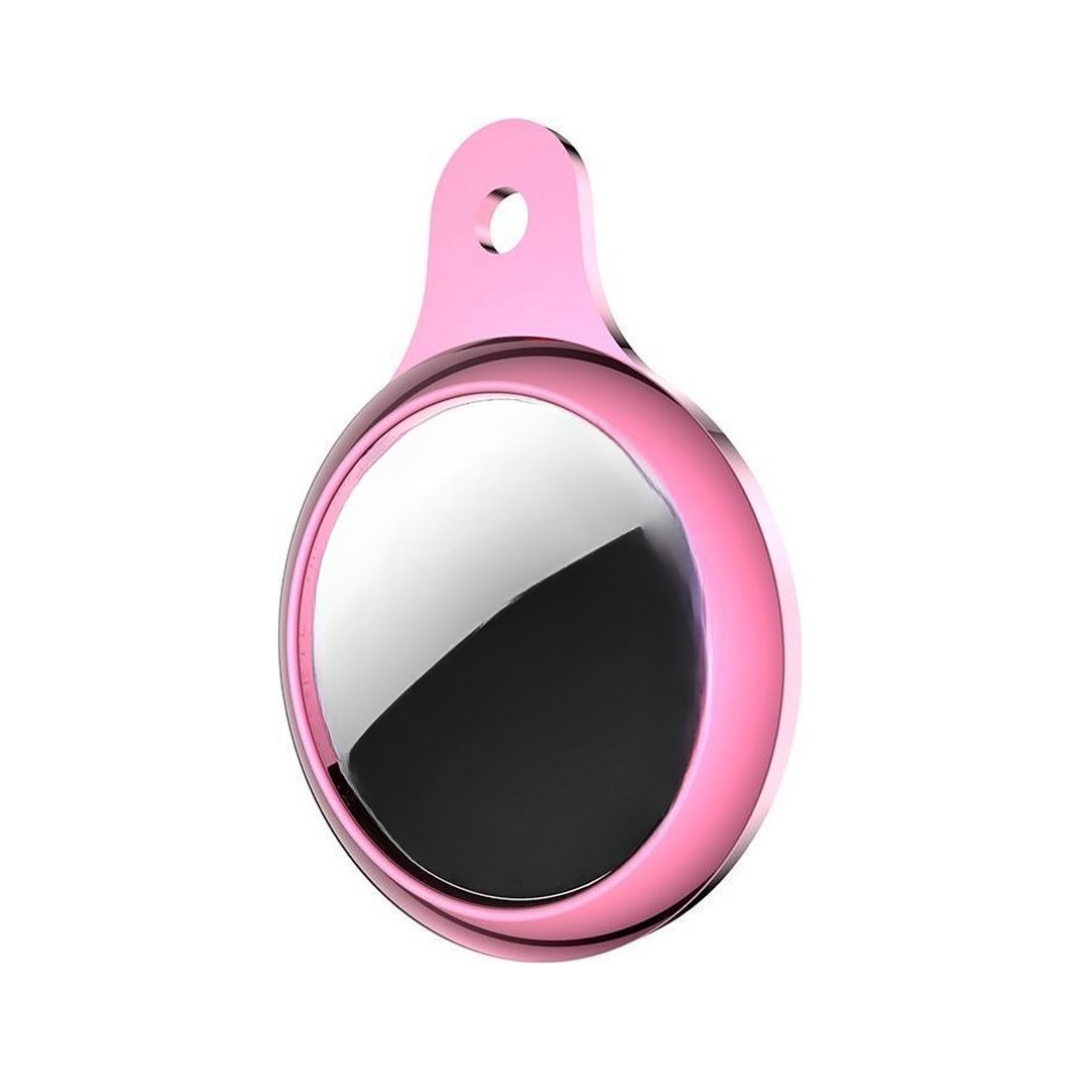 Case2go - Siliconen hoesje geschikt voor Apple AirTag - Beschermhoes - Roze afbeelding