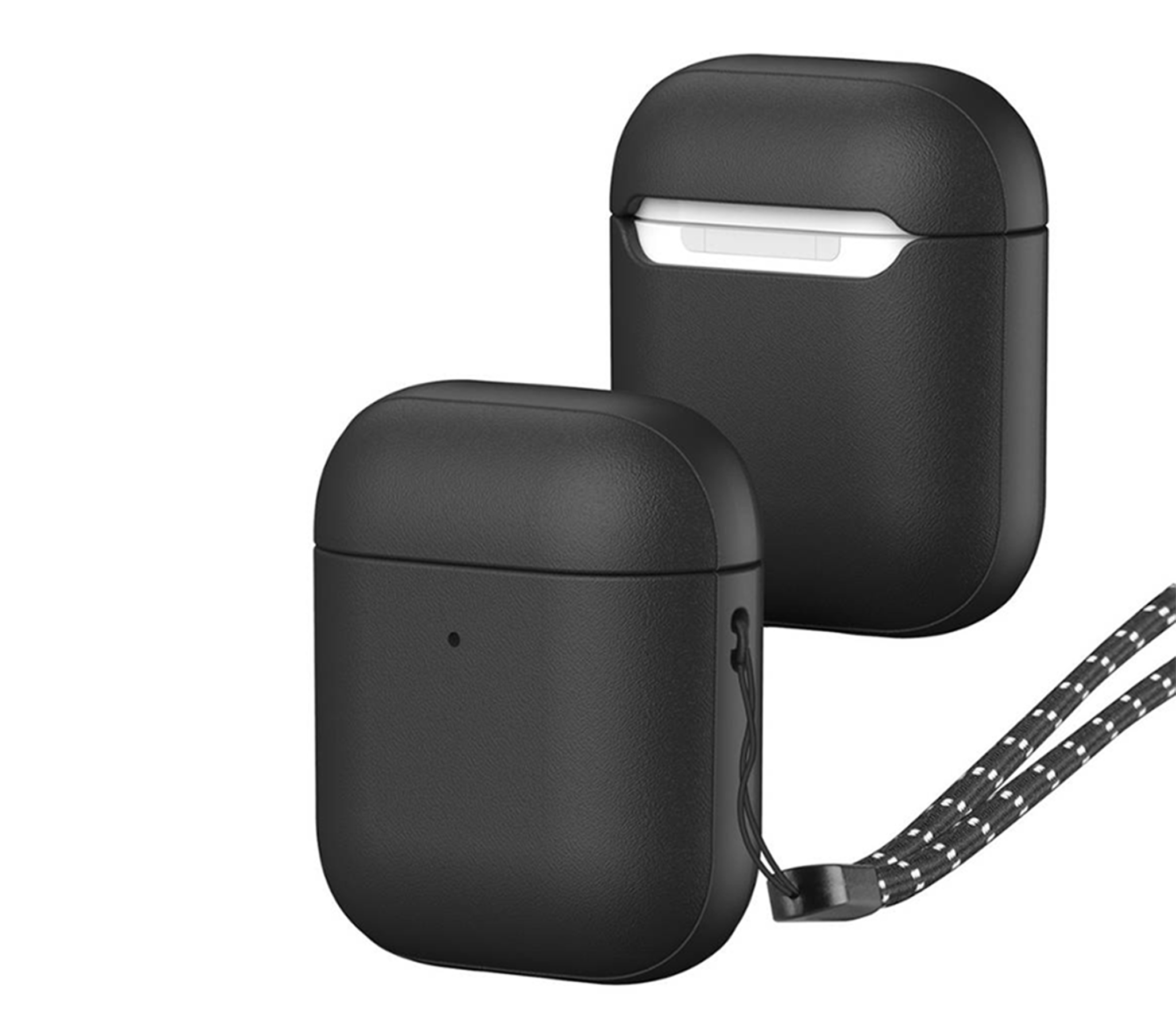 Dux Ducis - Hoes geschikt voor Airpods 1/2 - Plen Series Airpods 1/2 Case - Zwart afbeelding