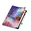 Case2go - Tablet hoes geschikt voor Honor Pad V9 - 11.5 Inch - Tri-Fold Book Case - Auto Wake/Sleep functie - Galaxy