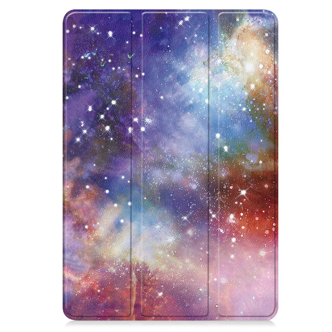 Case2go - Tablet hoes geschikt voor Honor Pad V9 - 11.5 Inch - Tri-Fold Book Case - Auto Wake/Sleep functie - Galaxy