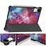 Case2go - Tablet hoes geschikt voor Honor Pad V9 - 11.5 Inch - Tri-Fold Book Case - Auto Wake/Sleep functie - Galaxy