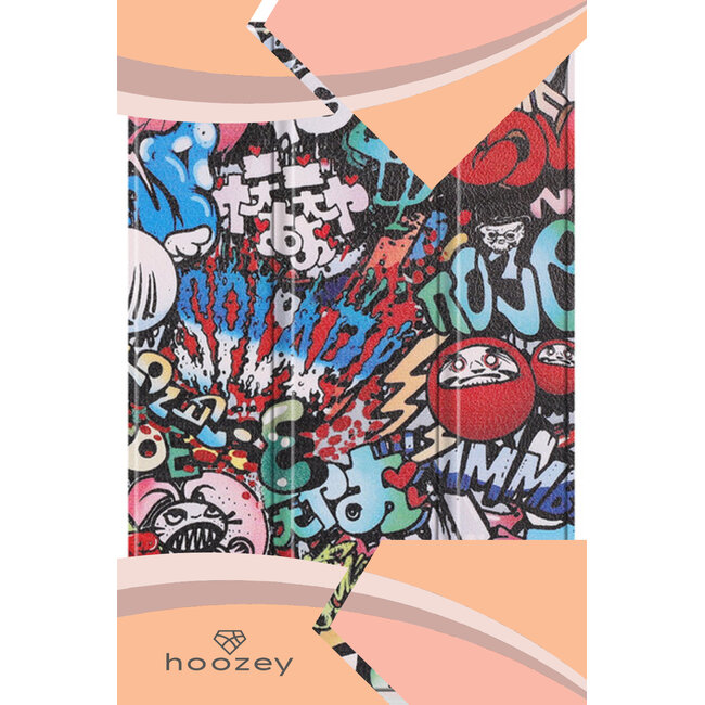 Hoozey - Tablet hoes geschikt voor Apple iPad 10.2 - 2021/2020/2019 - Book Case - Graffiti