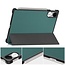 Hoozey - Tablet hoes geschikt voor Honor Pad V9 - 11.5 Inch - Tri-Fold Book Case - Auto Wake/Sleep functie - Donker Groen