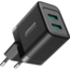 Joyroom - Adapter USB - Oplader USB - 2 Poorten USB-A - Snellader 12W - Zwart
