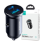 Joyroom - Autolader USB-A en USB-C - Auto Oplader USB - Sigarettenaansteker - Compact en veilig - 30W - Zwart