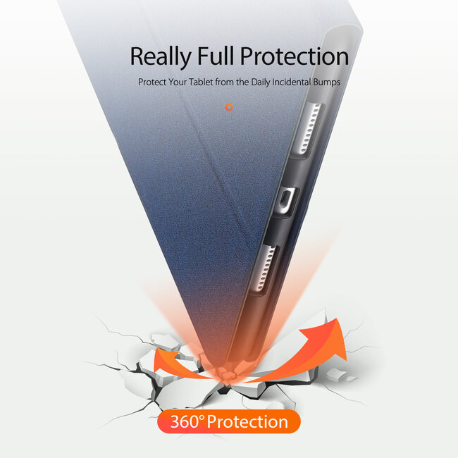 Huawei MatePad Pro 10.8 (2021) - Dux Ducis Domo Book Case - Donker Blauw