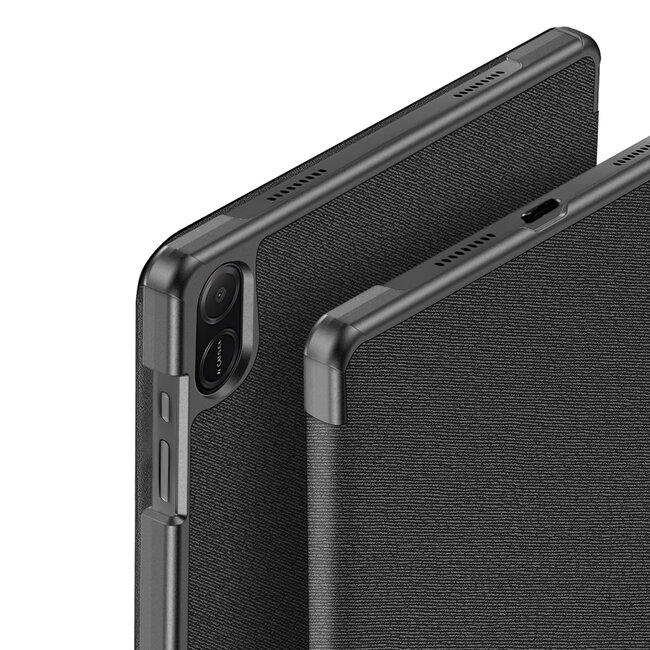 Dux Ducis - Tablet hoes geschikt voor Honor Pad X8a - Domo Tri-fold Case - Auto Wake/Sleep functie - Zwart