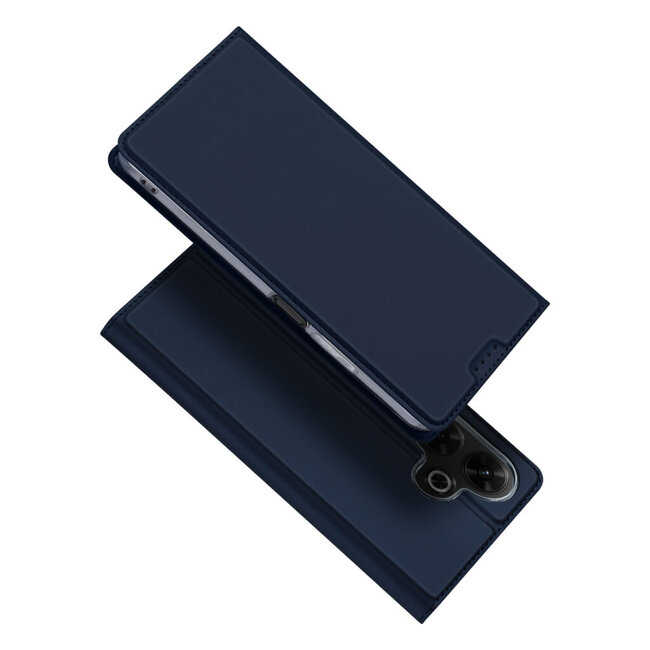 Dux Ducis - Telefoon Hoesje geschikt voor de Xiaomi Redmi 13 4G/Note 13R/Poco M6 4G  - Skin Pro Book Case - Blauw