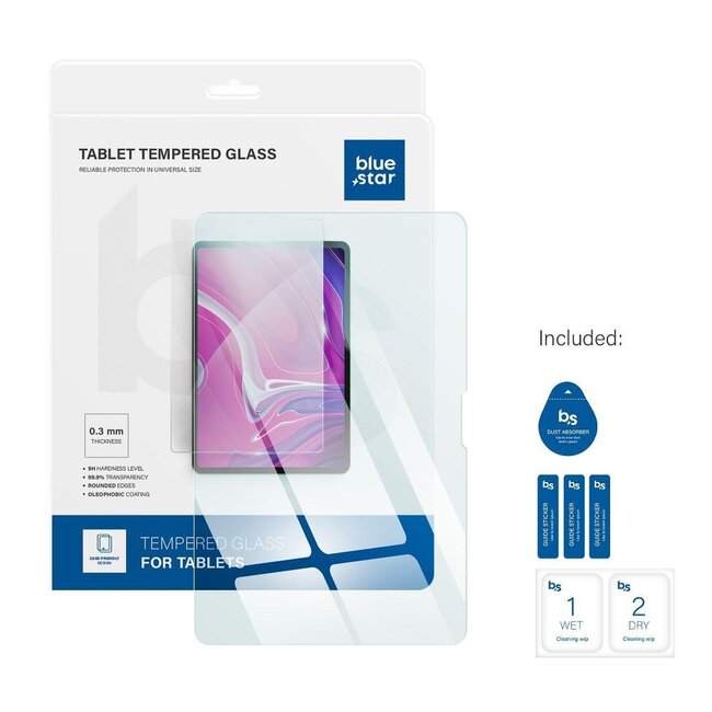 Blue Star - Screenprotector geschikt voor Apple iPad Pro 11 (2025) / Apple iPad Pro 11 (2024) - 11 Inch - Tempered Glass - 0.3 mm - Transparant