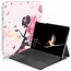 Case2go - Tablet hoes geschikt voor Microsoft Surface Go / Go 2 / Go 3 / Go 4 - Tri-Fold Book Case - Flower flairy