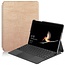 Case2go - Tablet hoes geschikt voor Microsoft Surface Go / Go 2 / Go 3 / Go 4 - Tri-Fold Book Case - Rosegoud