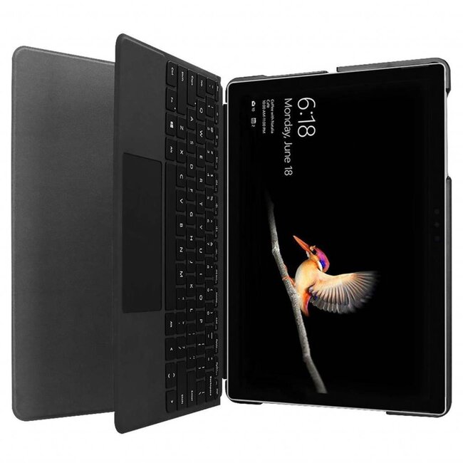 Case2go - Tablet hoes geschikt voor Microsoft Surface Go / Go 2 / Go 3 / Go 4 - Tri-Fold Book Case - Wit