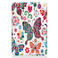 Case2go - Tablet Hoes geschikt voor de Apple iPad Mini (2019) - Tri-Fold Book Case - Vlinders