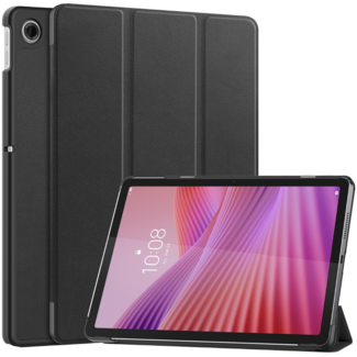 Case2go Case2go - Tablet hoes geschikt voor Lenovo Tab 10.1 (2025) - 10.1 Inch - Tri-Fold Book Case - Auto/Wake functie - Zwart