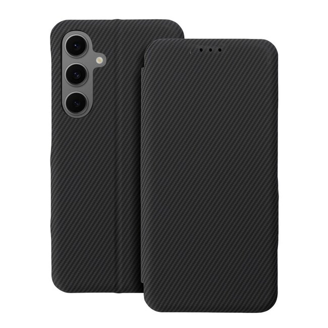 Case2go - Hoesje geschikt voor Samsung Galaxy A56 - Magnetische Book Case - Zwart