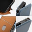 Case2go - Hoesje geschikt voor Samsung Galaxy S25 - Magnetische Book Case - Blauw