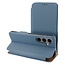 Case2go - Hoesje geschikt voor Samsung Galaxy S25 - Magnetische Book Case - Blauw