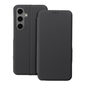 Case2go Case2go - Hoesje geschikt voor Samsung Galaxy A36 - Magnetische Book Case - Grijs