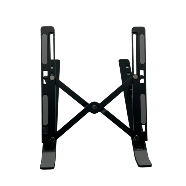 Case2go - Laptop Standaard - Opvouwbare Laptop Standaard Verstelbaar - Laptop standaard opvouwbaar - Laptopstandaard - Laptop steun - Ergonomisch - 11 tot 17 inch - Zwart