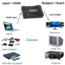 HDMI naar Scart Adapter - Full HD - 720P / 1080P - Plug & Play - Scart Schakelaar - Zwart