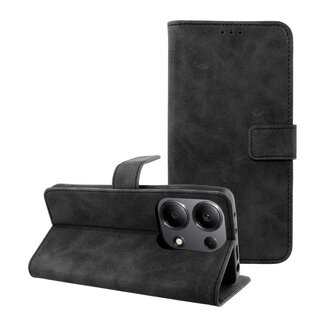 Case2go Case2go - Telefoonhoesje geschikt voor Xiaomi Redmi Note 14 5G - Wallet Book Case - Met Magnetische Sluiting - Zwart