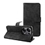 Case2go - Telefoonhoesje geschikt voor Xiaomi Redmi Note 14 5G - Wallet Book Case - Met Magnetische Sluiting - Zwart