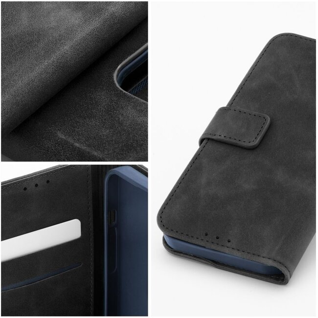 Case2go - Telefoonhoesje geschikt voor Xiaomi Redmi Note 14 5G - Wallet Book Case - Met Magnetische Sluiting - Zwart