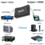 Scart naar HDMI Adapter - Full HD - 720P / 1080P - Plug & Play - Scart Schakelaar - Zwart