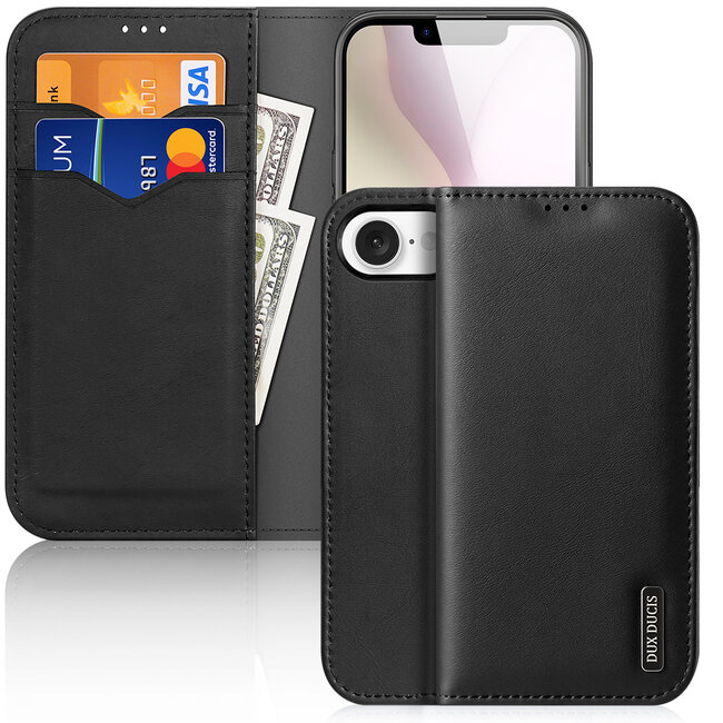 Dux Ducis - Telefoonhoesje geschikt voor Apple iPhone 16E - Hivo Series Case - Zwart