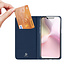 Dux Ducis - Telefoon Hoesje geschikt voor Apple iPhone 16E - Skin Pro - Book Case - Donkerblauw