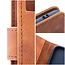 Case2go - Telefoonhoesje geschikt voor Apple iPhone 16E - Wallet Book Case - Met Magnetische Sluiting - Bruin