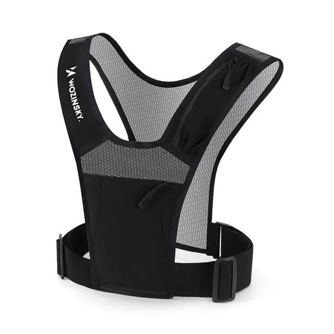 Hardloopvest - Running vest - Hardloop Riem - Reflecterend - Polyester - Zwart