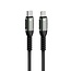 Forcell - USB-C naar Lightning - Universele kabel - Snellader geschikt voor Lightning en USB-C apparaten - 3 Meter - 27W - Zwart