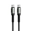Forcell - USB-C naar USB-C - Universele kabel - Snellader geschikt voor USB-C apparaten - 3 Meter - 100W - Zwart