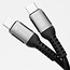 Forcell - USB-C naar USB-C - Universele kabel - Snellader geschikt voor USB-C apparaten - 3 Meter - 100W - Zwart