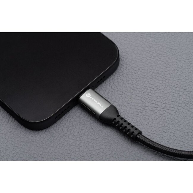 Forcell - USB-C naar USB-C - Universele kabel - Snellader geschikt voor USB-C apparaten - 3 Meter - 100W - Zwart