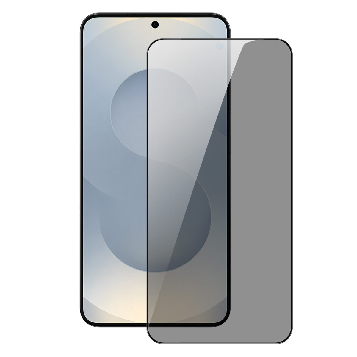 Dux Ducis - Privacy Screenprotector - Geschikt voor Samsung Galaxy S25 Edge - Tempered Glass - Zwart afbeelding