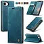 Caseme - Telefoonhoesje geschikt voor Apple iPhone 16E - Wallet Book Case - Met Magnetische Sluiting - Blauw
