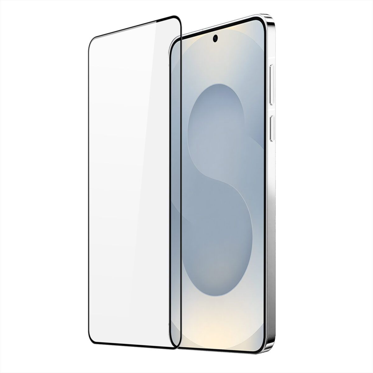 Dux Ducis - Screenprotector geschikt voor Samsung Galaxy S25 Edge - Tempered Glass Screenprotector - Zwart afbeelding