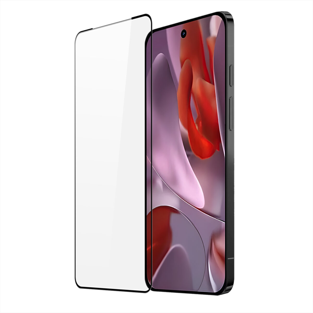 Dux Ducis - Screenprotector geschikt voor Google Pixel 9A - Tempered Glass Screenprotector - Zwart afbeelding