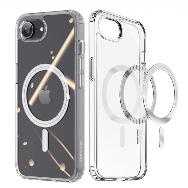 Dux Ducis - Telefoonhoesje geschikt voor Apple iPhone 16E - Back Cover - Geschikt voor Magsafe - Clin Mag Series - Transparant
