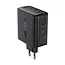 Acefast - Universele adapter - Adapter USB - Snellader - 4 Poorten - 3x USB-C 1x USB-A - 100W - Zwart