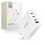 Tech-Protect - Universele adapter - Snellader - Adapter USB - 4 Poorten - 3x USB-C 1x USB-A - 100W - Wit