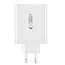 Tech-Protect - Universele adapter - Snellader - Adapter USB - 4 Poorten - 3x USB-C 1x USB-A - 100W - Wit
