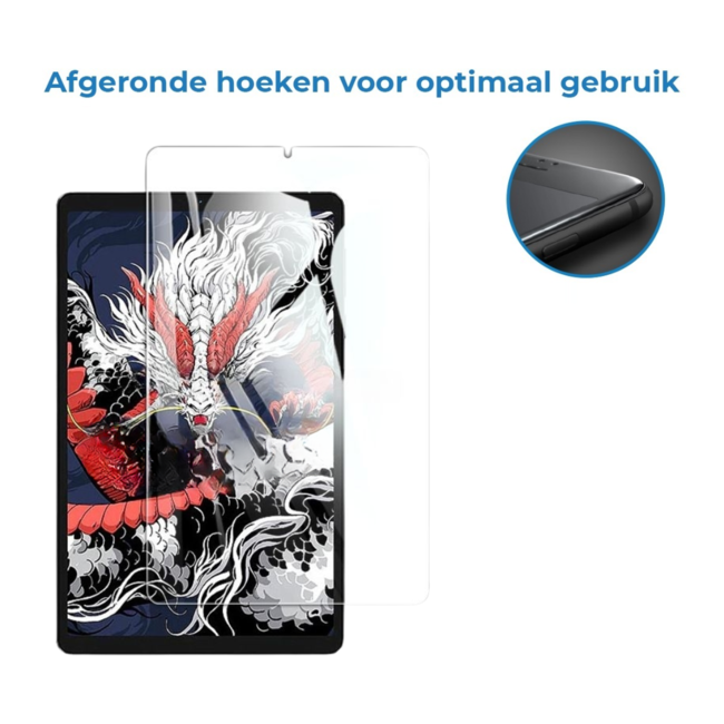 Case2go - Tablet Screenprotector geschikt voor Lenovo Legion Y700 (2025) - 8.8 Inch - Tempered Glass - Case Friendly - Transparant