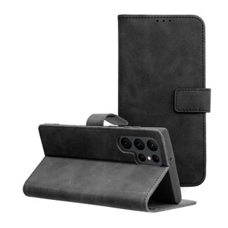 Case2go Case2go - Telefoonhoesje geschikt voor Samsung Galaxy S25 Ultra - Wallet Book Case - Met Magnetische Sluiting - Zwart