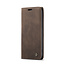 Caseme - Telefoonhoesje geschikt voor Apple iPhone 16E - Wallet Book Case - Met Magnetische Sluiting - Donker Bruin