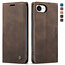 Caseme - Telefoonhoesje geschikt voor Apple iPhone 16E - Wallet Book Case - Met Magnetische Sluiting - Donker Bruin